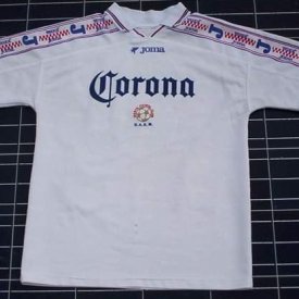 Club Deportivo Marte Home football shirt 1997 - 1998 sponsored by Corona