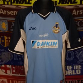 Sliema Wanderers Home football shirt 2003 - 2004 sponsored by Daikin