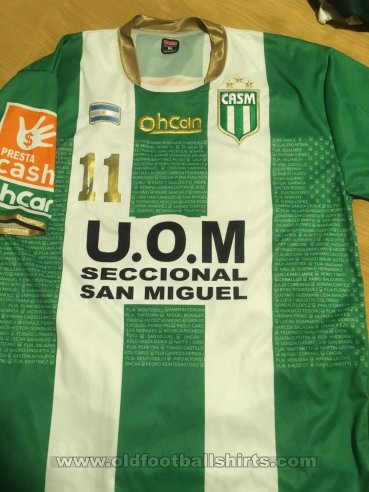 Club Atletico San Miguel Home football shirt 2009
