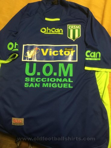 Club Atletico San Miguel Away football shirt 2008
