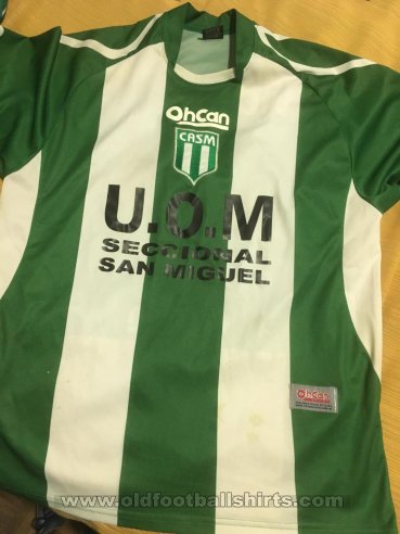 Club Atletico San Miguel Home football shirt 2008