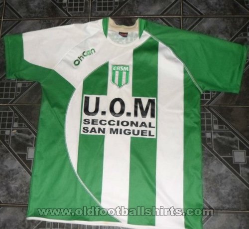 Club Atletico San Miguel Home football shirt 2008 - 2009