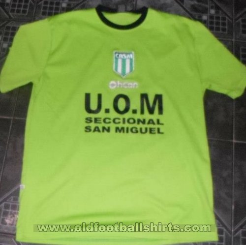 Club Atletico San Miguel Goalkeeper football shirt 2008