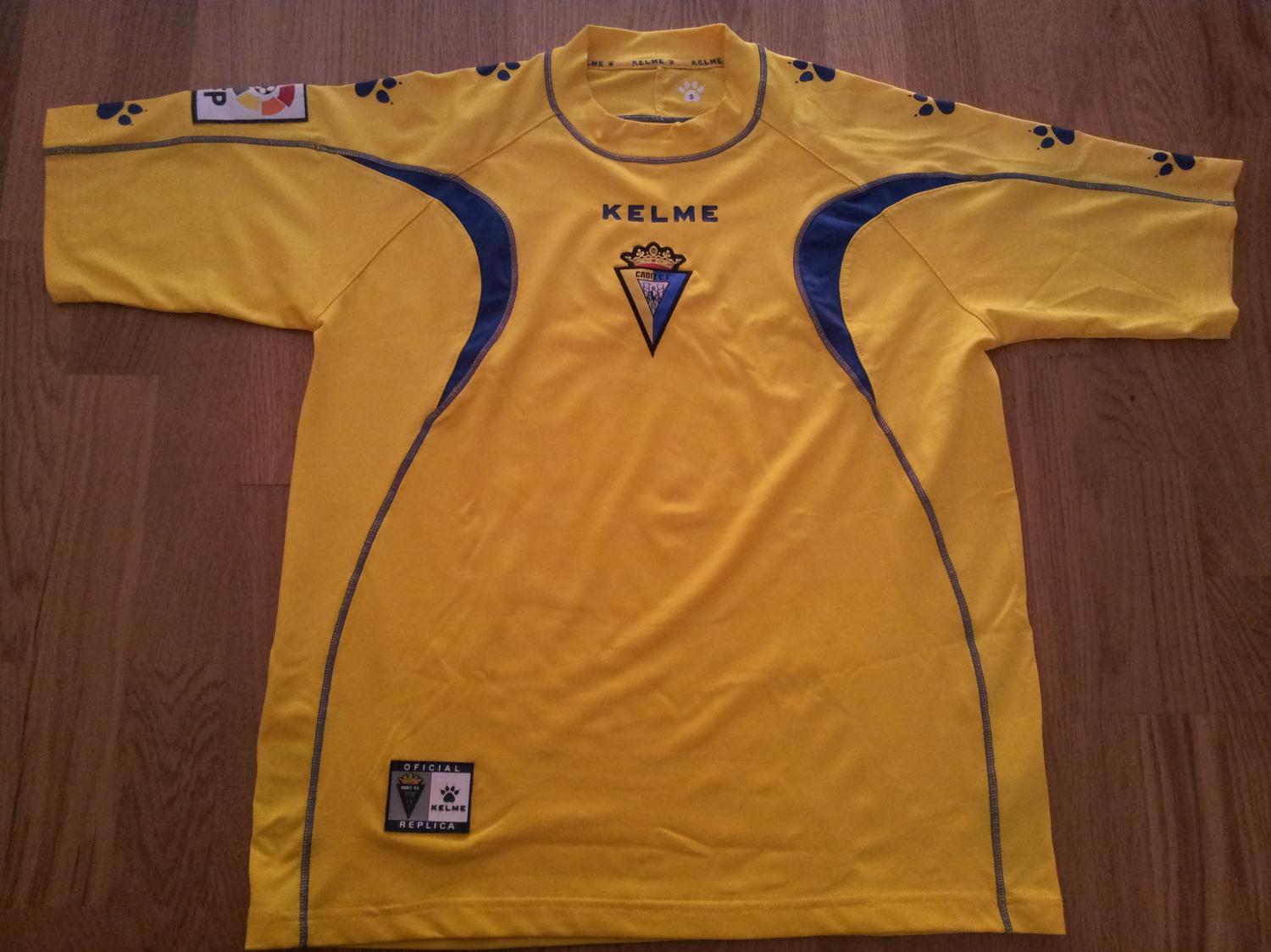 Cadiz Home football shirt 2004 - 2006.