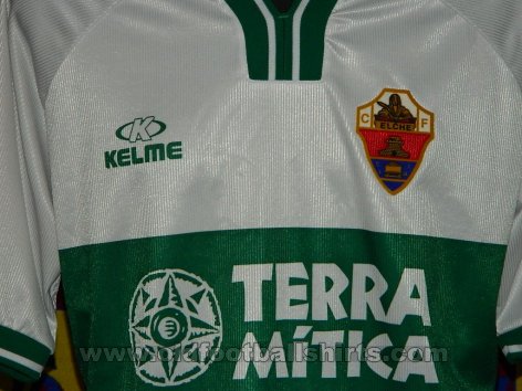 Elche Home maglia di calcio 2000 - 2001