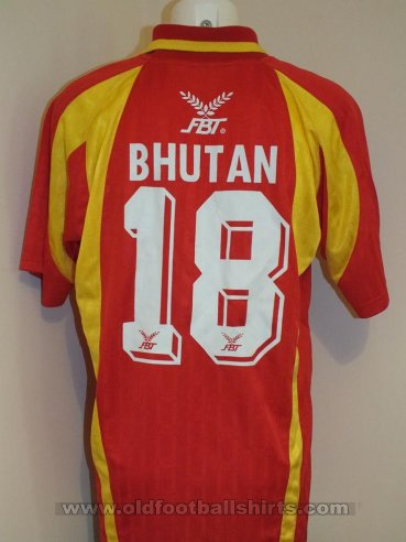 Bhutan Away football shirt 2002 - 2003