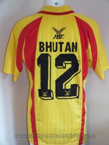 Bhutan Home football shirt 2002 - 2003