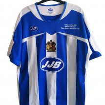 Wigan Athletic Home football shirt 2005 - 2006 sponsored by JJB Sports