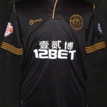Wigan Athletic Home football shirt 2013 - 2014 sponsored by 12Bet