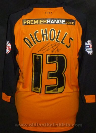 Wigan Athletic Goalkeeper football shirt 2014 - 2015