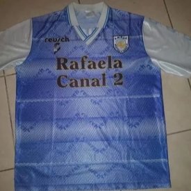 Atletico de Rafaela Home football shirt 1993 - 1994 sponsored by Rafaela Canal 2