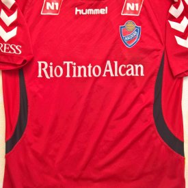 Haukar Home football shirt 2011 - 2012 sponsored by Rio Tinto Alcan