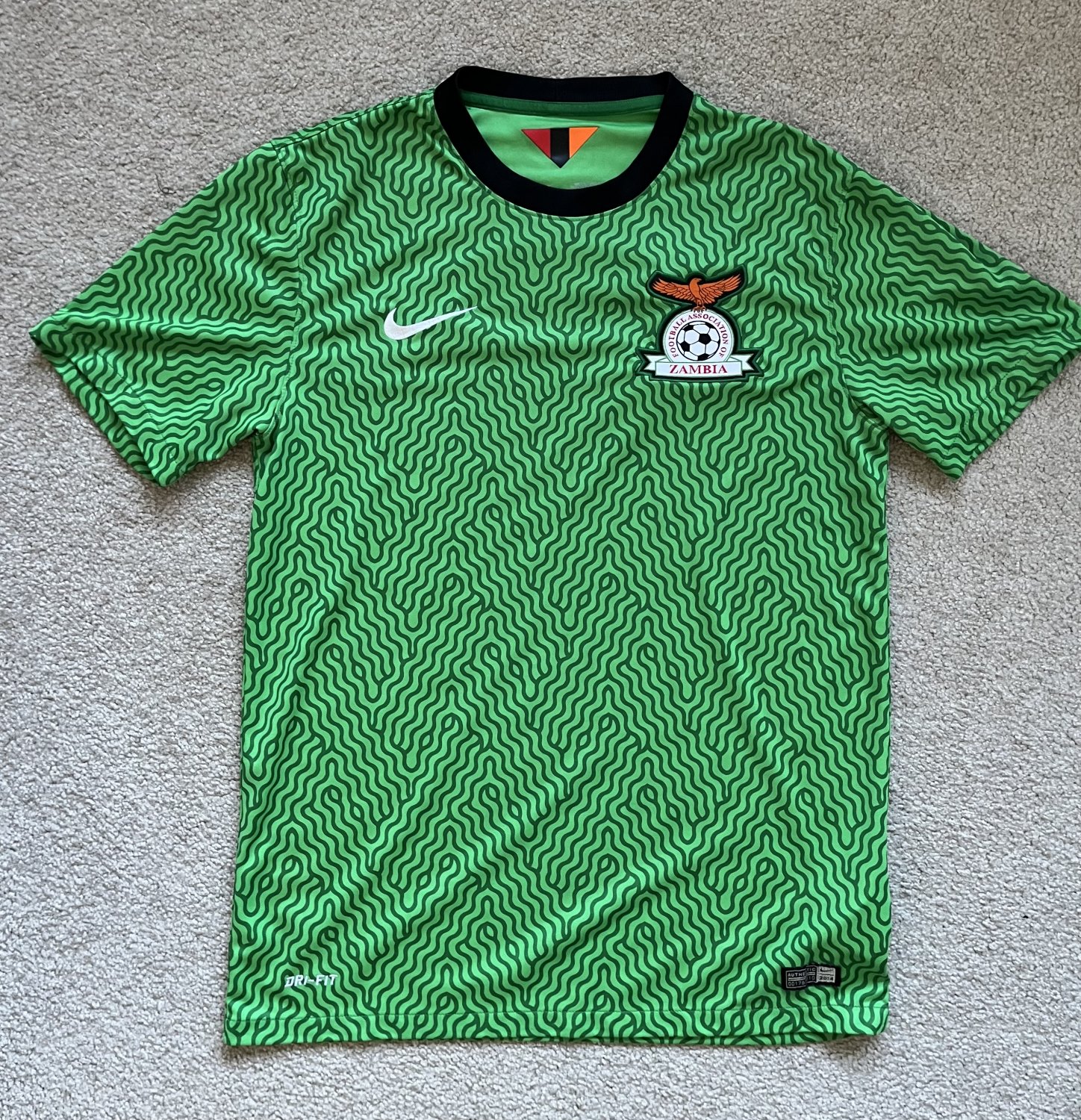Zambia Home football shirt 2014 2016.