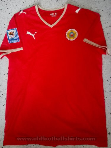 Bahrain  Home football shirt 2008 - 2010