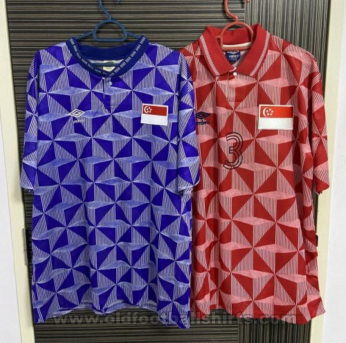 Singapore Away football shirt 1991 - 1992