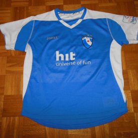 ND HiT Gorica Home football shirt 2008 - 2009 sponsored by Hit Universe of Fun