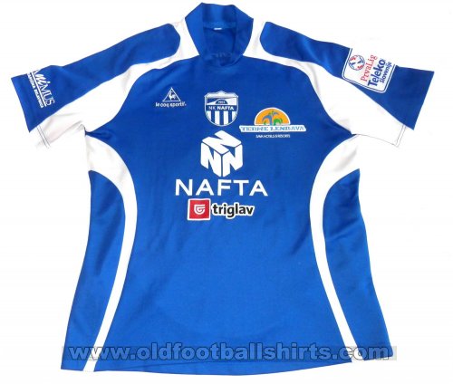 Nafta Lendava Home Fußball-Trikots 2010 - 2011