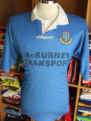 Ballymena Home camisa de futebol 1995 - 1996