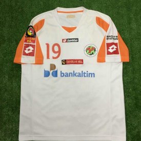 Persisam Putra Samarinda Away football shirt 2008 - 2009 sponsored by Bankaltim
