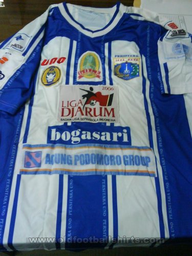 Persitara Jakarta Utara Away football shirt 2006 - 2007