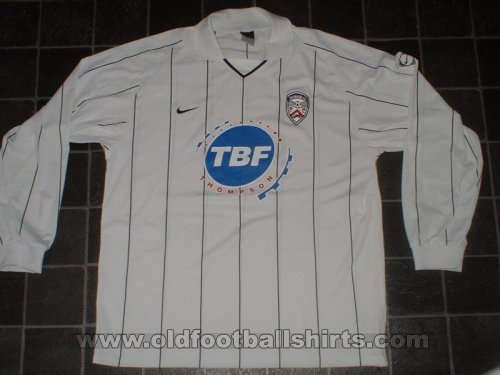 Coleraine Away football shirt 2005 - 2006