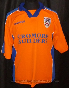 Coleraine Away football shirt 2001