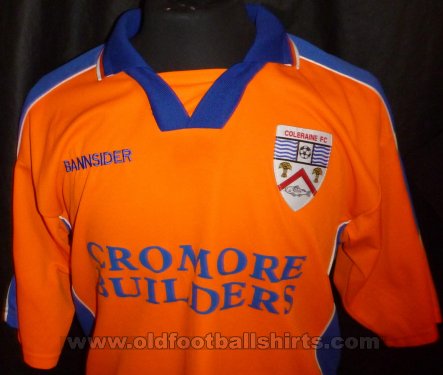 Coleraine Away football shirt 2001