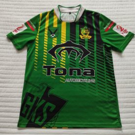 GKS Jastrzębie Home football shirt 2017 - 2018 sponsored by Tona
