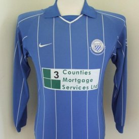 Barton Rovers Home football shirt (unknown year) sponsored by 3 Counties Mortgage Services Ltd