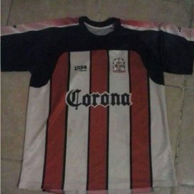 Estudiantes de Altamira Home football shirt 2001 - 2002 sponsored by Corona
