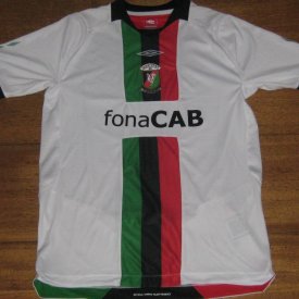 Glentoran Home football shirt 2008 - 2009 sponsored by Fona Cab