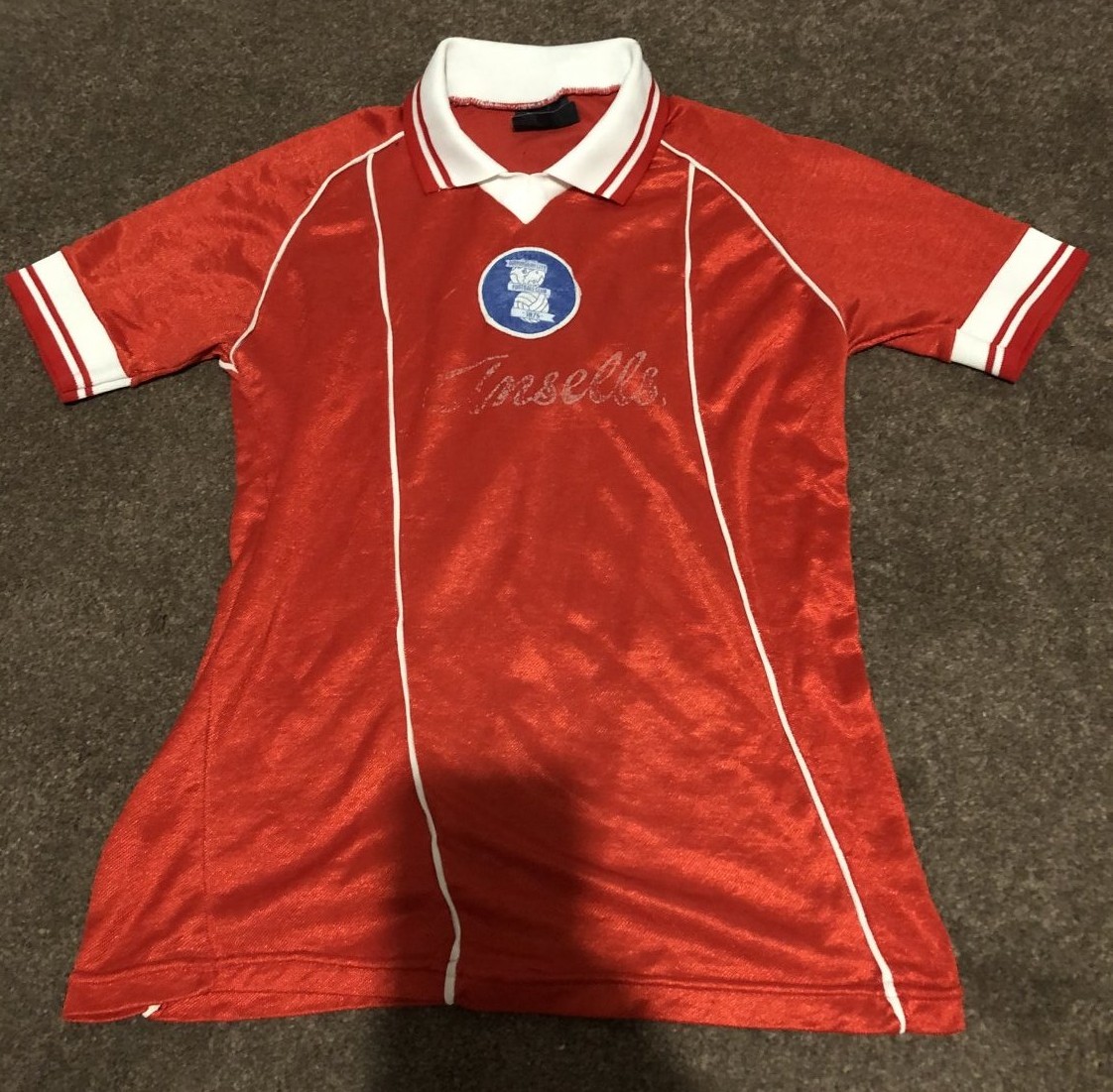 Birmingham City Third football shirt 1984 - 1985. Sponsored by Ansells