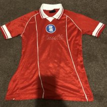 Birmingham City Home baju bolasepak 1984 - 1985 sponsored by Ansells