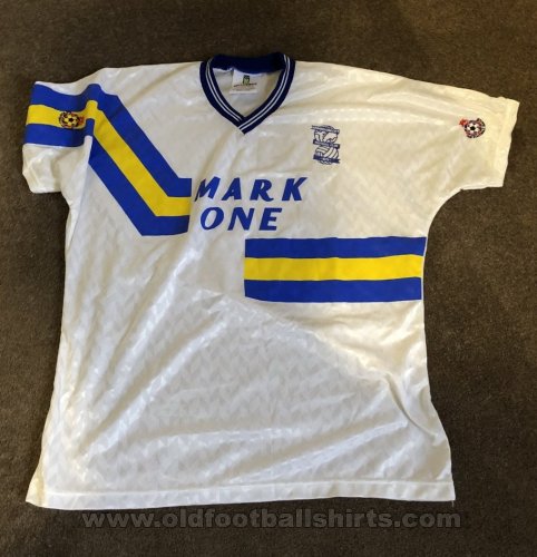 Birmingham City Μακριά φανέλα ποδόσφαιρου 1991 - 1992