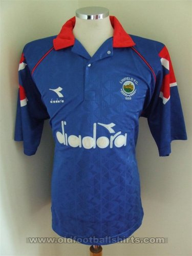 Linfield Home football shirt 1995 - 1996