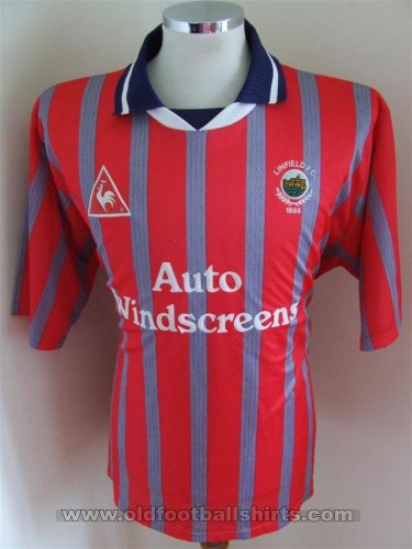 Linfield Away football shirt 1997 - 1998