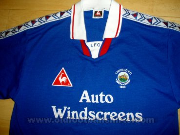 Linfield Home football shirt 1997 - 1999