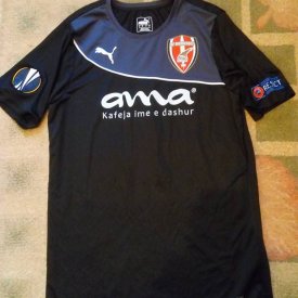 Skenderbeu Home football shirt 2015 - 2016 sponsored by Ama