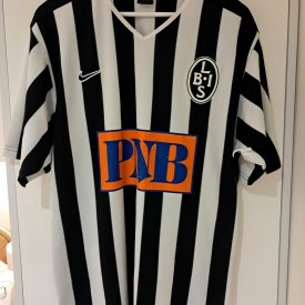 Landskrona BoIS Home football shirt 2002 - 2003 sponsored by PNB