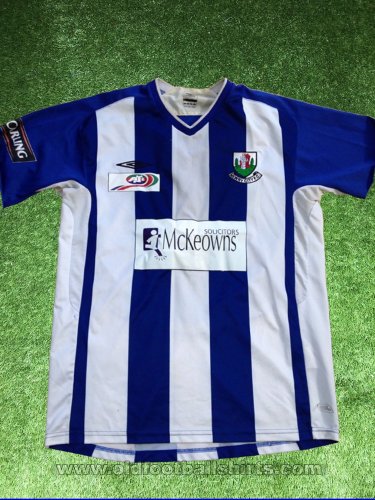 Newry City AFC Home football shirt 2009 - 2010