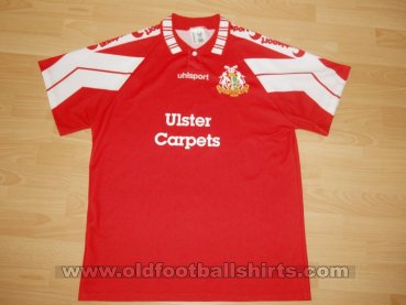 Portadown Home football shirt 1995 - 1996