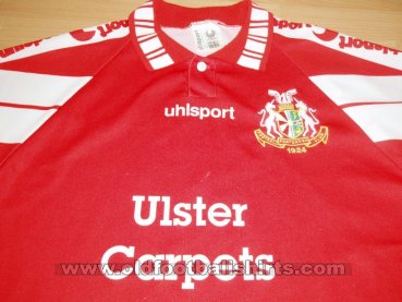 Portadown Home football shirt 1995 - 1996