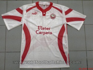 Portadown Away football shirt 1997 - 1999