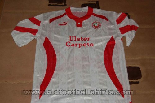 Portadown Away football shirt 1997 - 1998