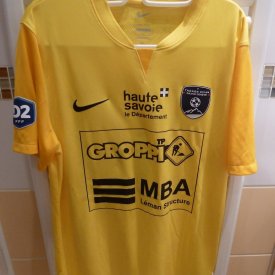Évian Thonon Gaillard FC Womens Teams football shirt 2023 - 2024 sponsored by Groppi