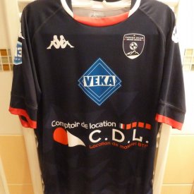 Évian Thonon Gaillard FC Home football shirt 2020 - 2021 sponsored by Veka