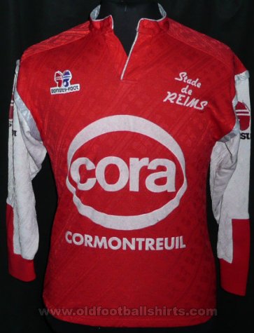 Stade de Reims Home football shirt 1989 - 1990