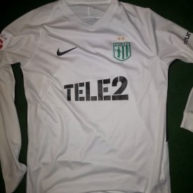 Flora Away football shirt 2019 - 2021 sponsored by Tele2
