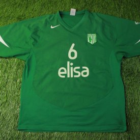 Flora Home football shirt 2004 - 2005 sponsored by Elisa