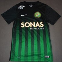 Bray Wanderers Away football shirt 2015 - 2016 sponsored by Sonas Bathrooms